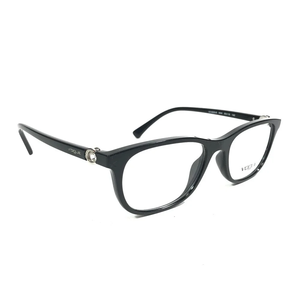 Vogue Eyeglasses Frames VO5225-B W44 Black Square Full Rim 53-18-140